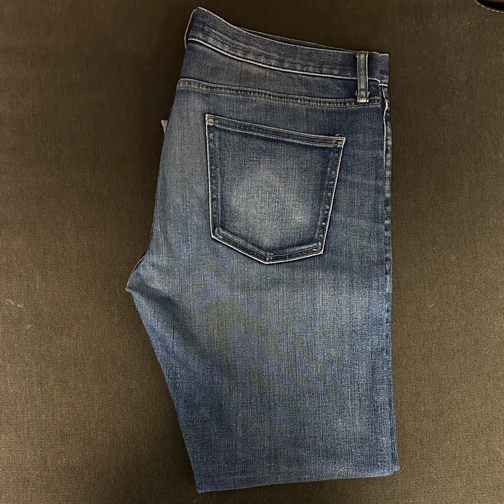 Uniqlo Men's Indigo Slim Selvedge Jeans - Picture 2 of 7